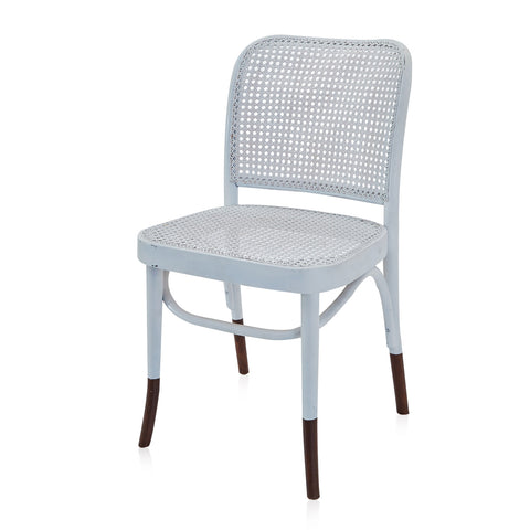 Cane Back Chair - Grey