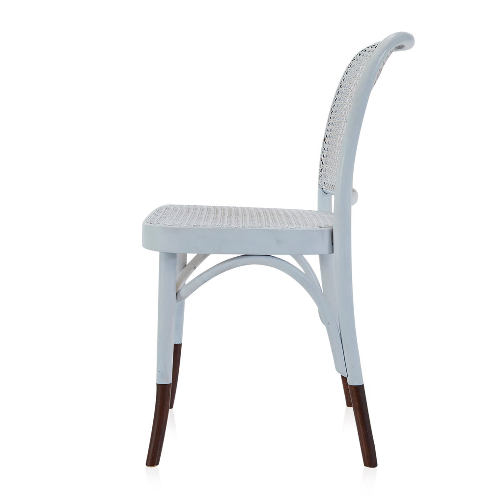 Cane Back Chair - Grey