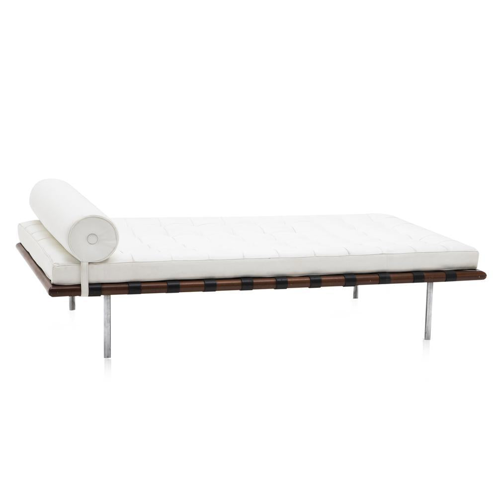 White Barcelona Daybed with Bolster