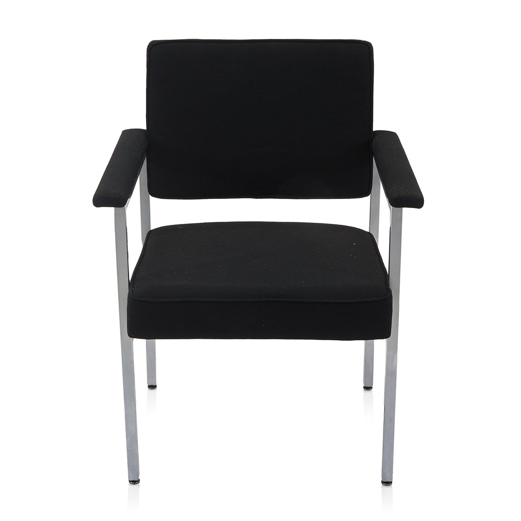Steelcase Chrome and Fabric Office Chair