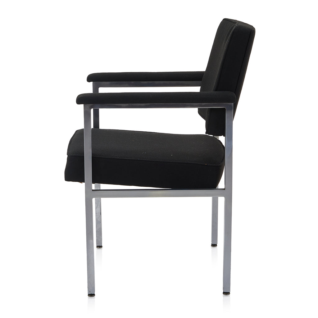 Steelcase Chrome and Fabric Office Chair