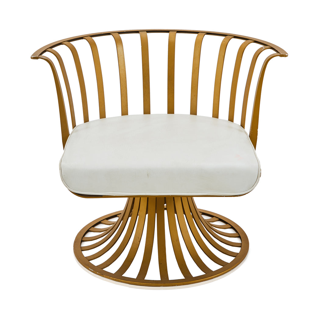 Gold Woodard Open Chair