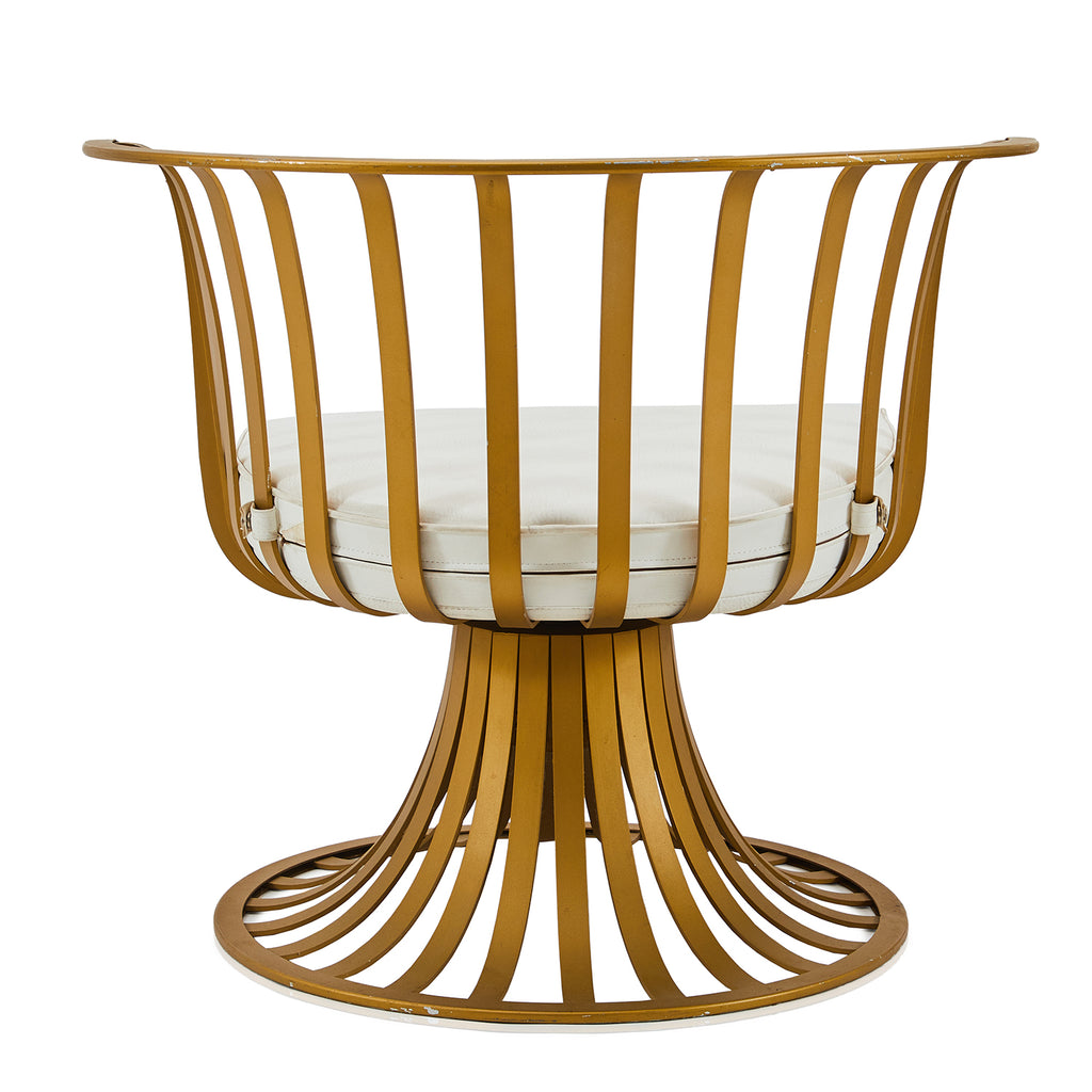 Gold Woodard Open Chair