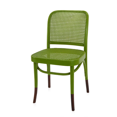 Cane Back Chair - Green