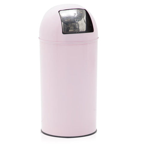 Pink Tall Trash Can
