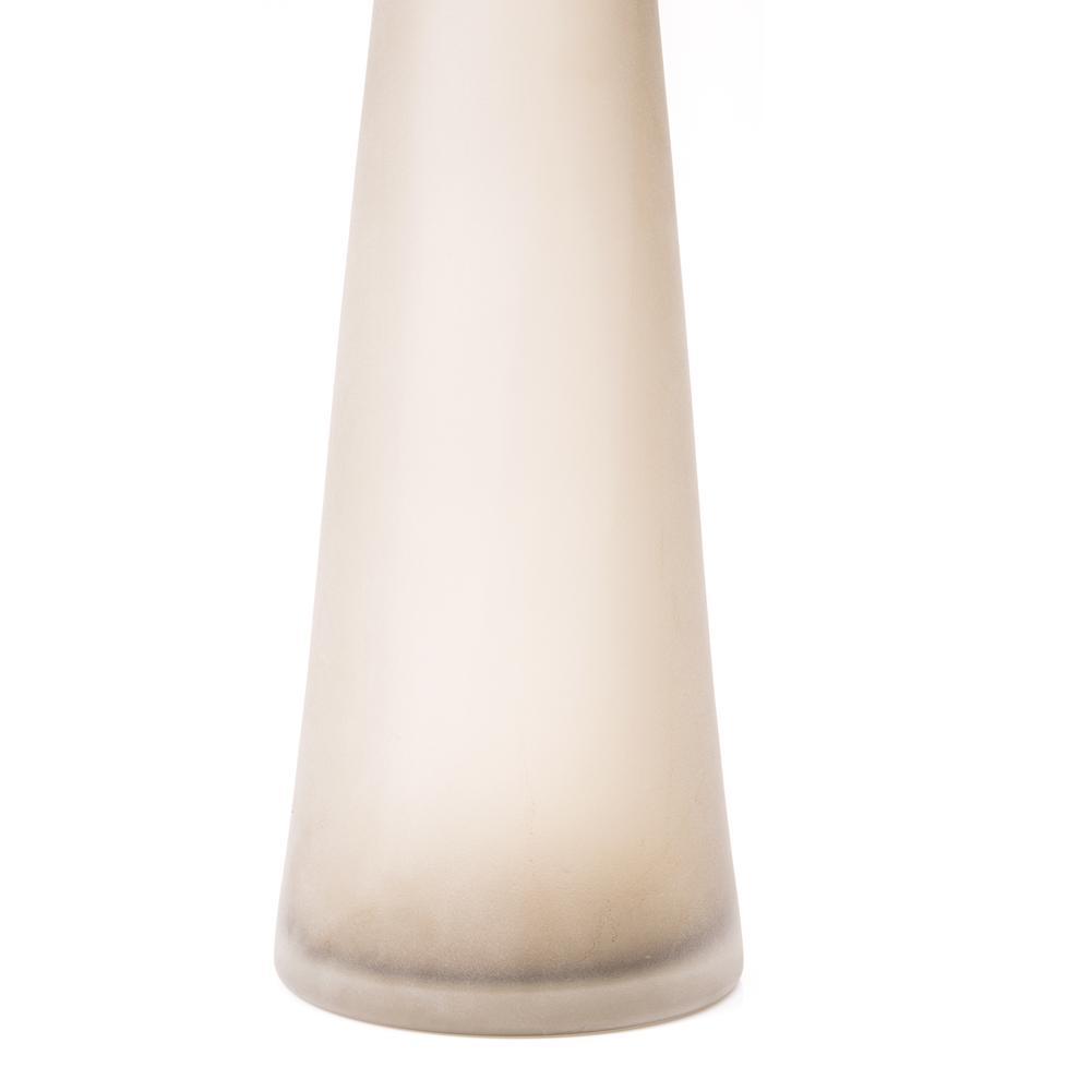 Cream Glass Vase