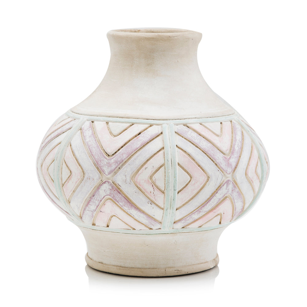 Off White Mediterranean Vase (A+D)