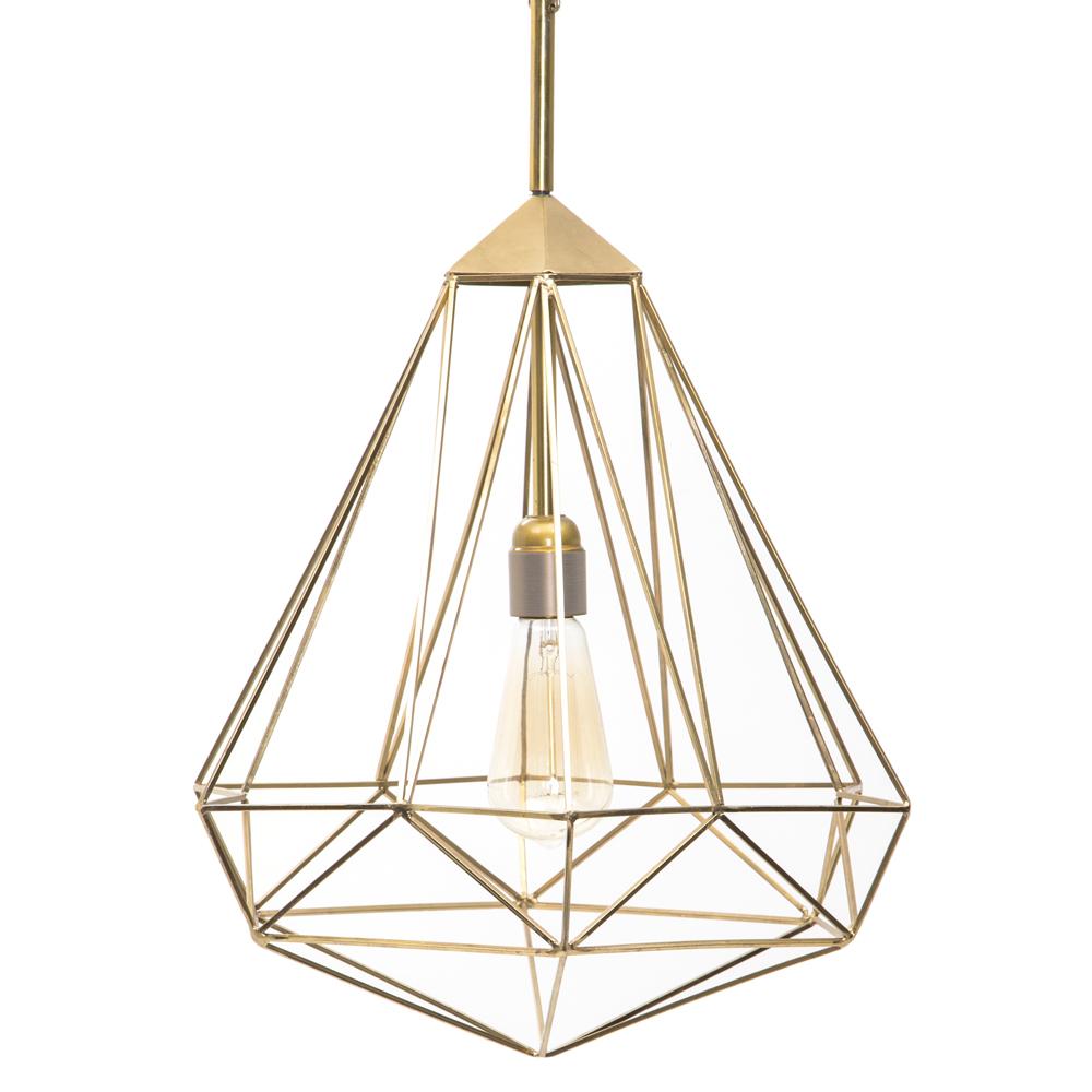Brass Cage Pendant