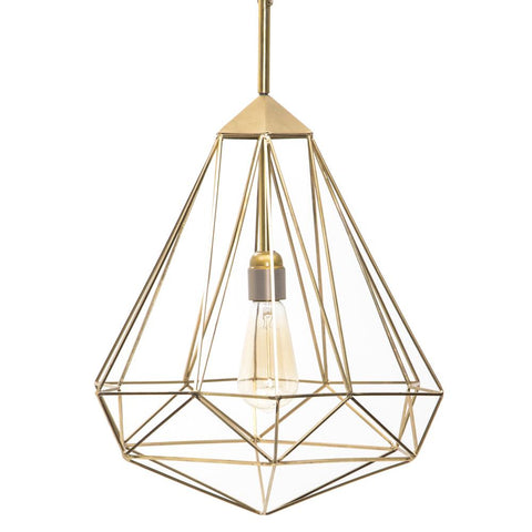 Brass Cage Pendant