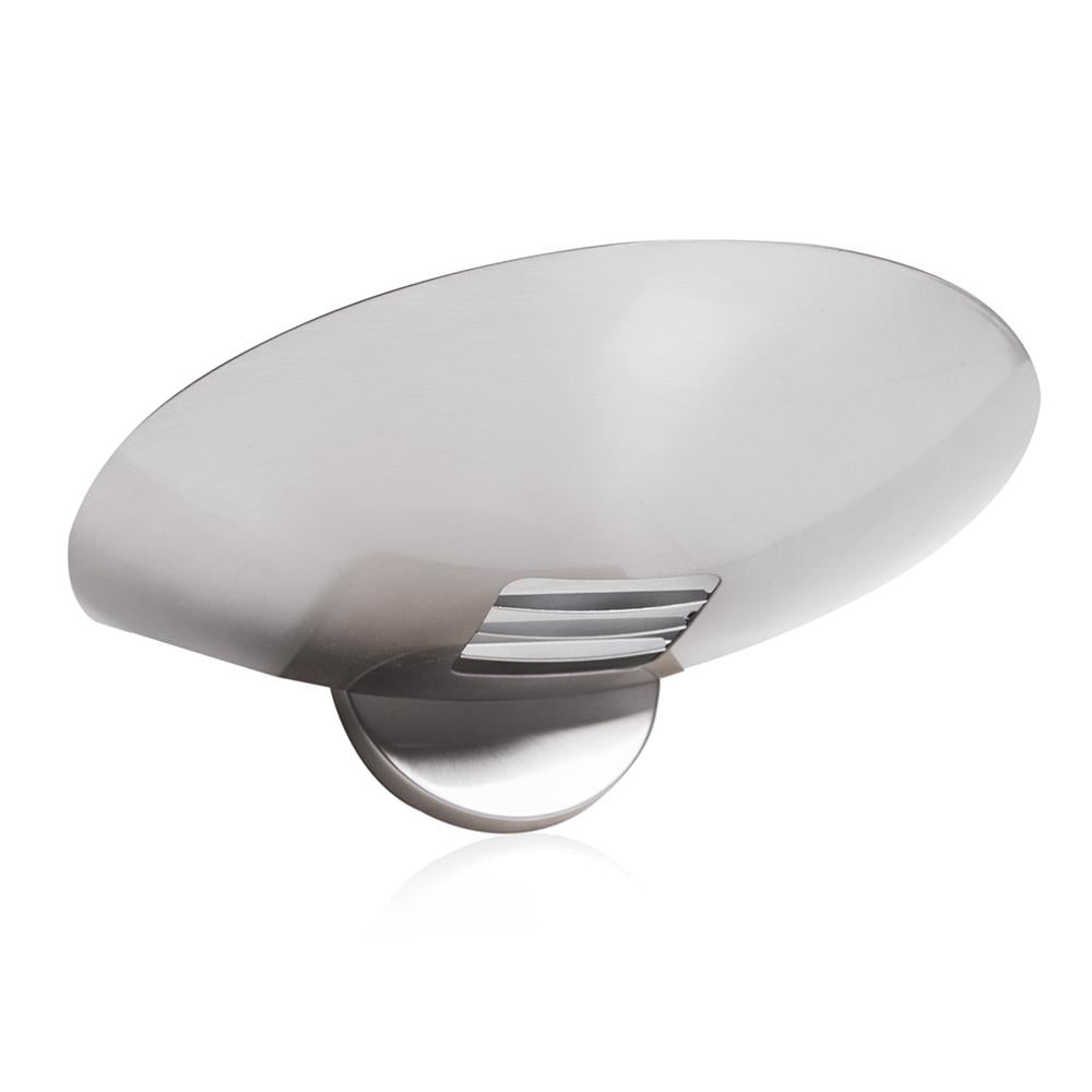 Brushed Aluminum Mushroom Sconce