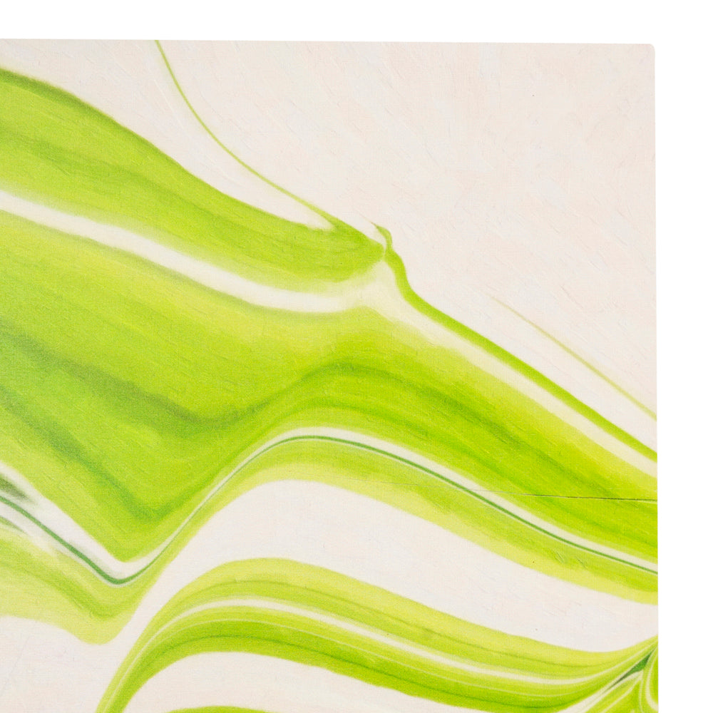 1132 (A+D) Green White Swirl