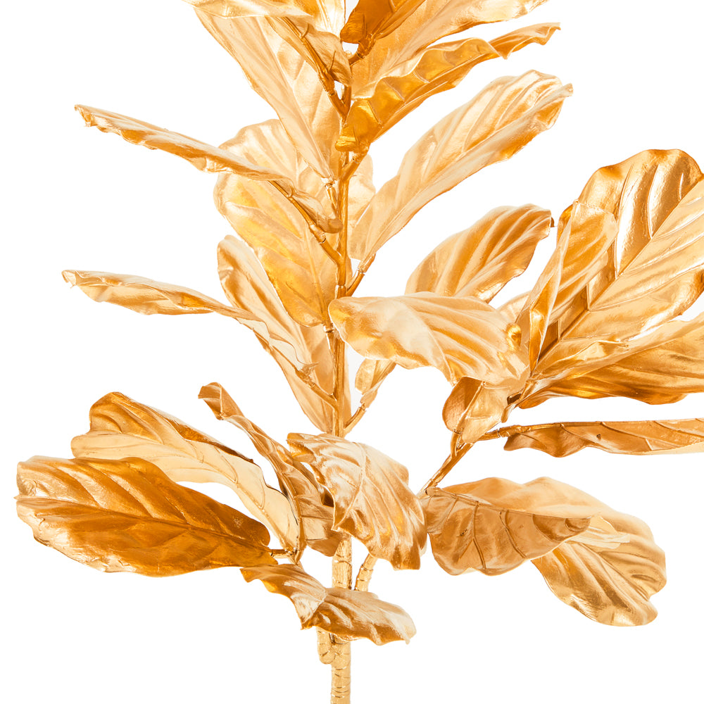 Gold Painted Faux Tree