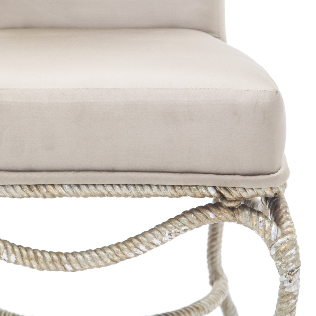 Silver Tassel Dining Chair