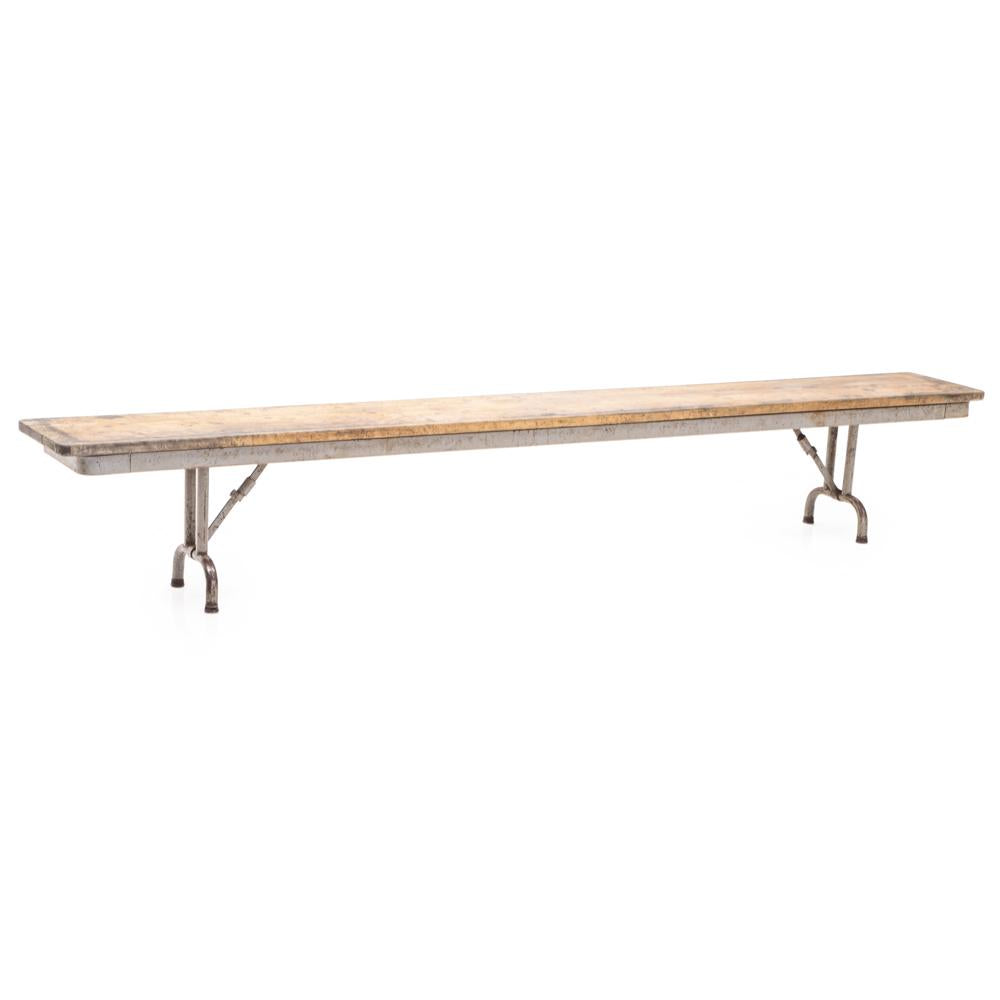 Wood Folding Sidelines Bench