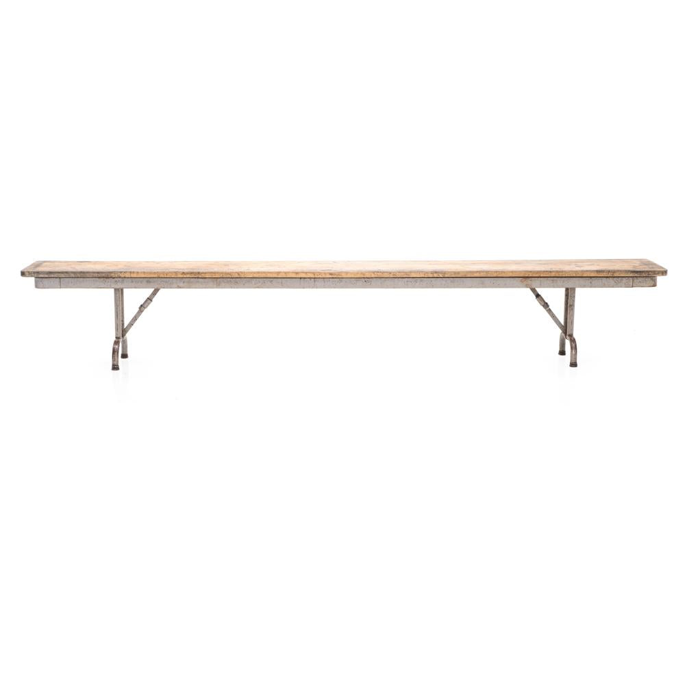 Wood Folding Sidelines Bench