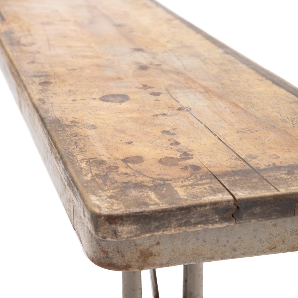 Wood Folding Sidelines Bench