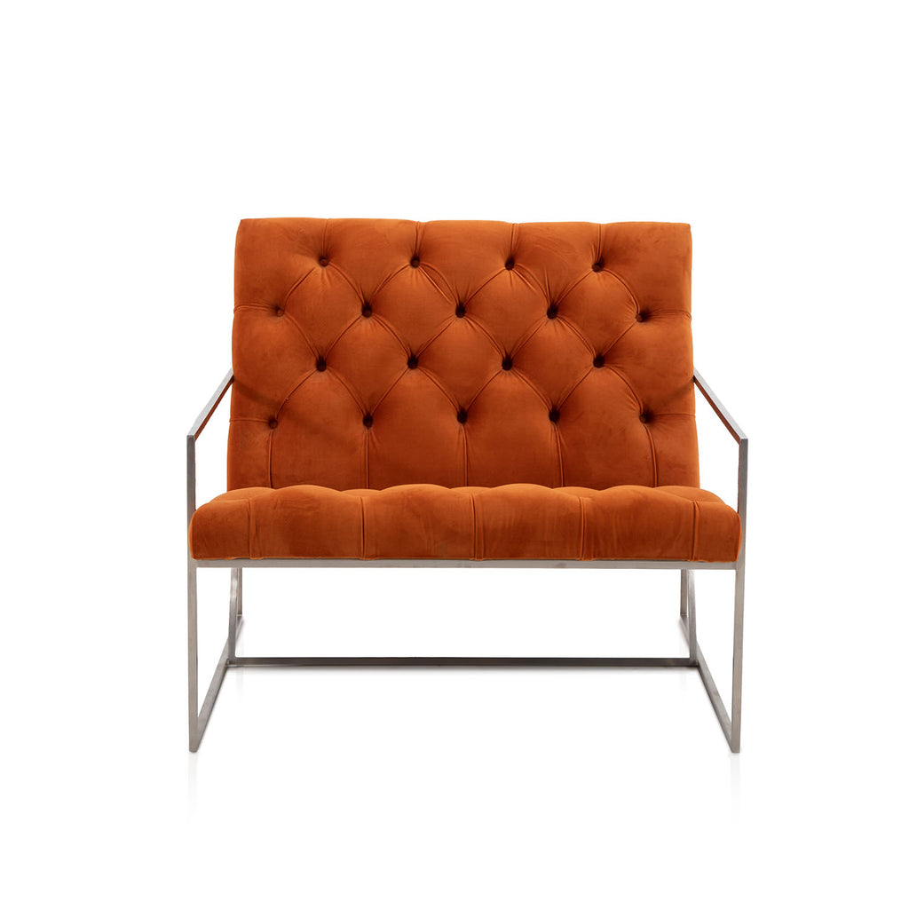 Orange Tufted Lawson Fenning Lounge Chair