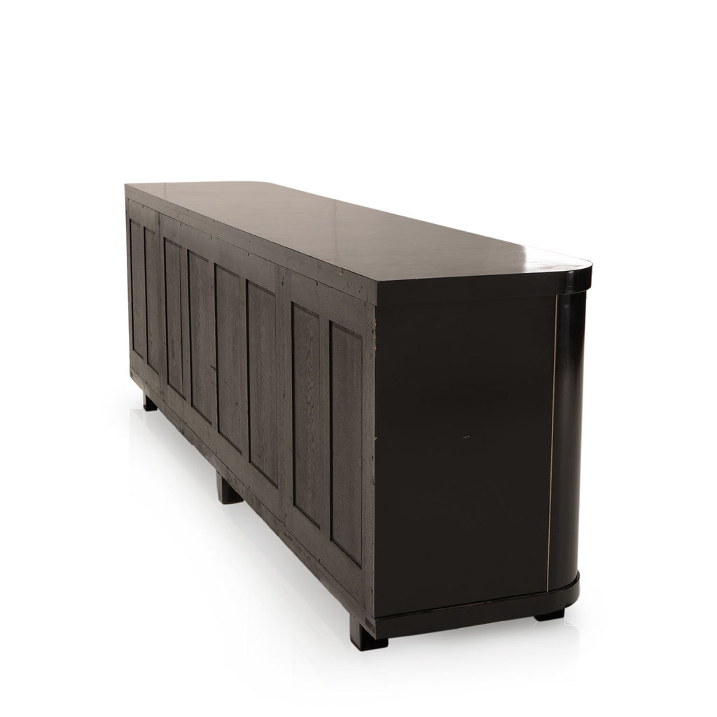 Huge Black Console Reception Counter Desk