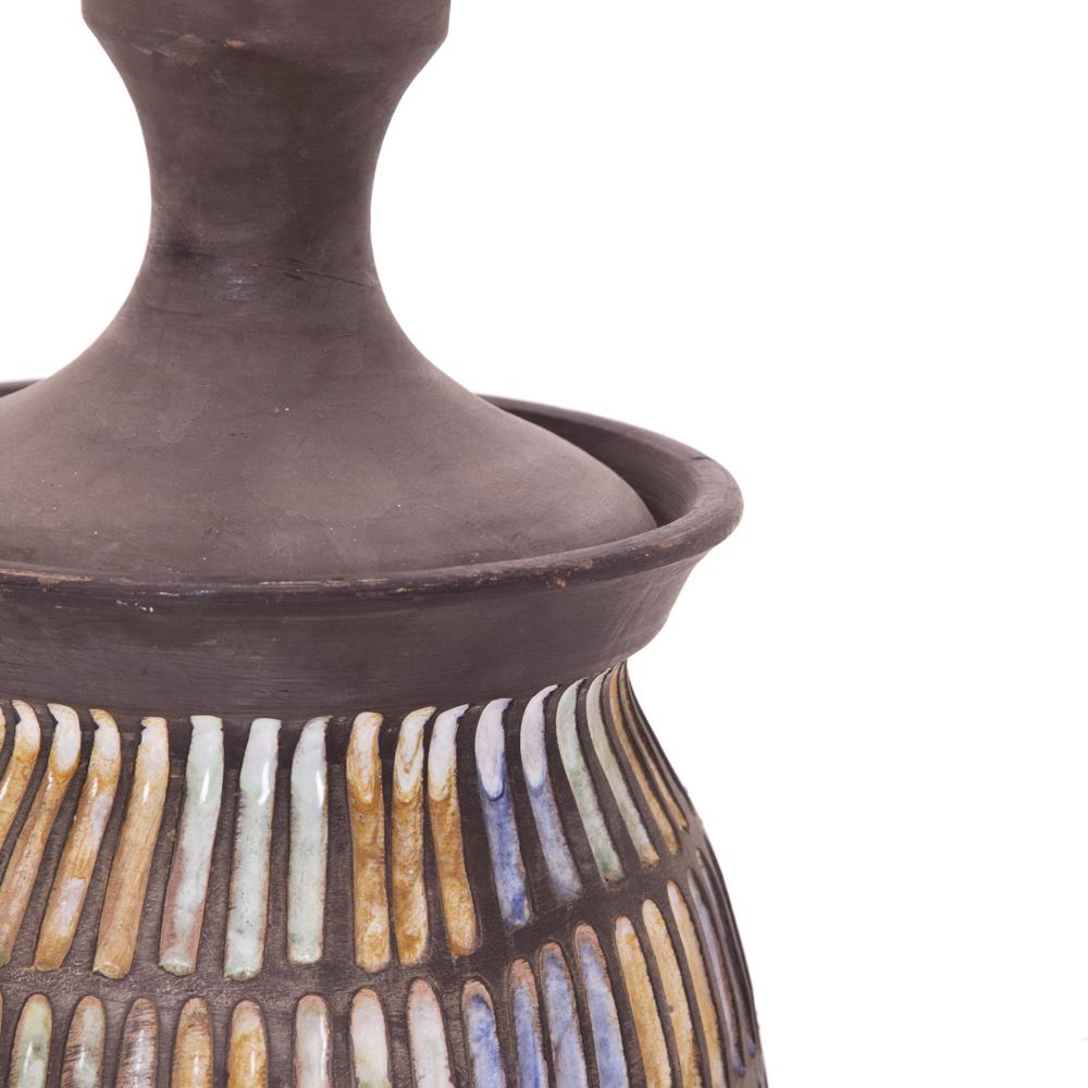 Brown Blue Vase