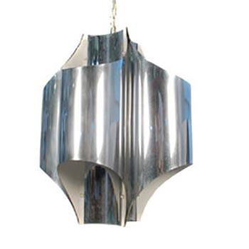 Chrome Cutouts Pendant Lamp