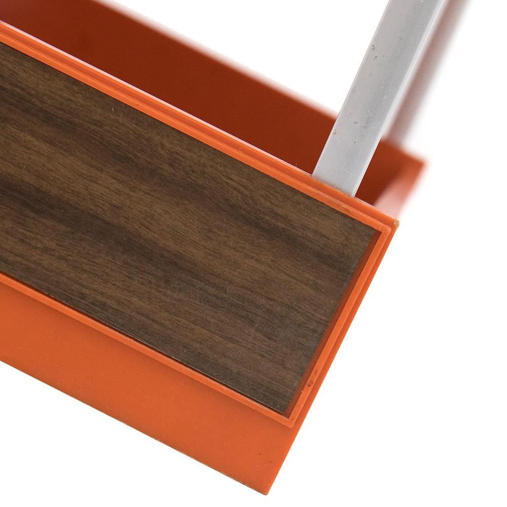 Orange 2-Tier Desktop Inbox Paper Tray