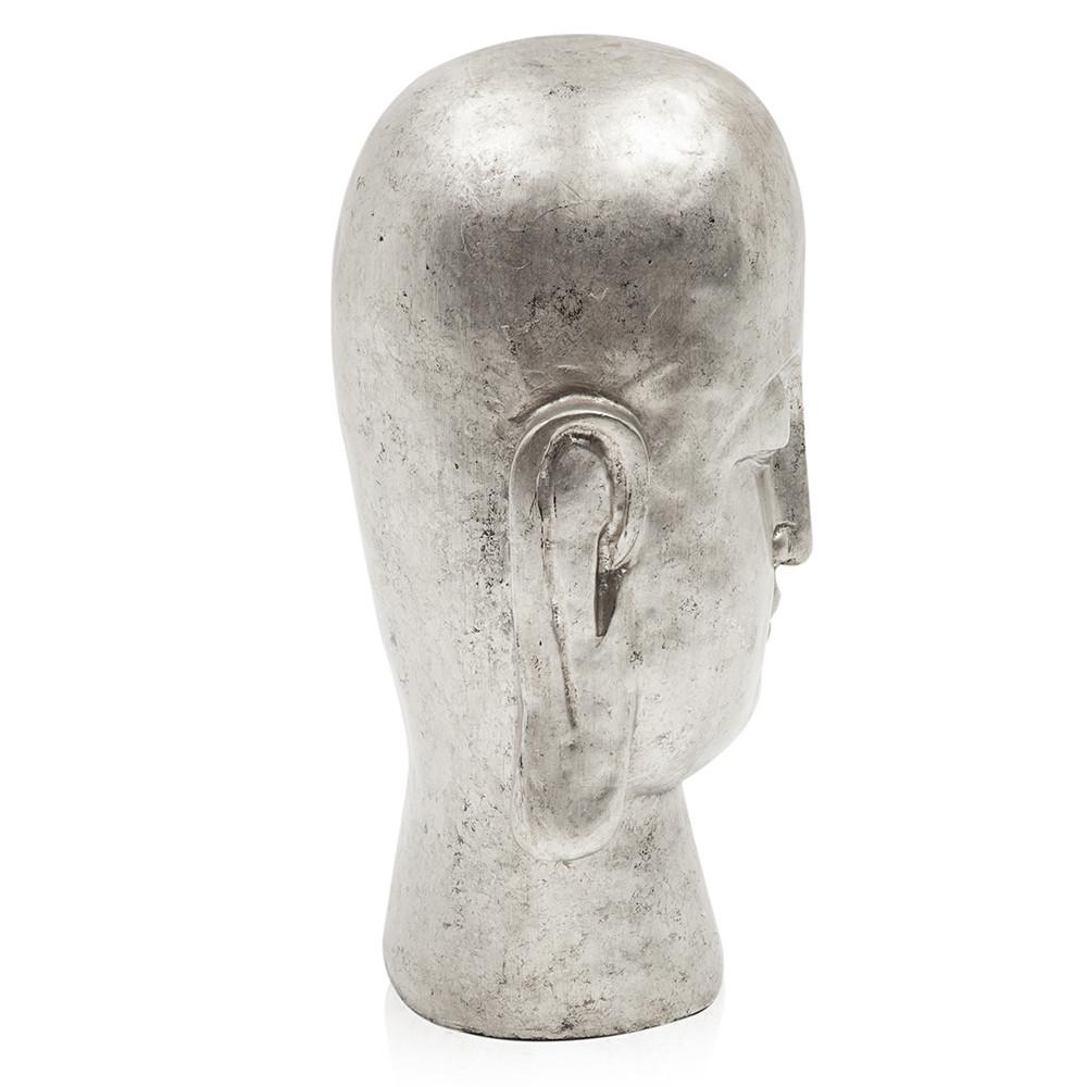 Silver Buddha Head