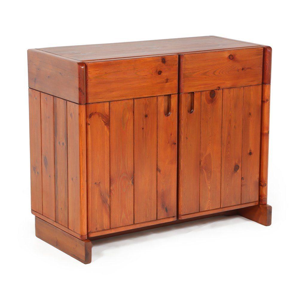 Rustic Cherry Wood Cabinet