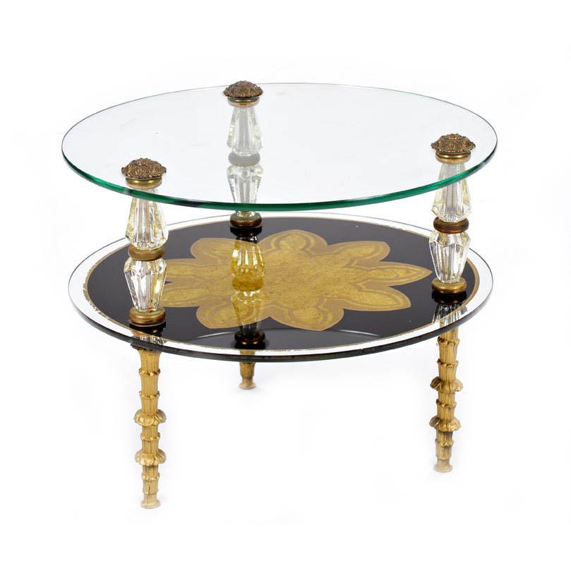 Round Ornate Side Table