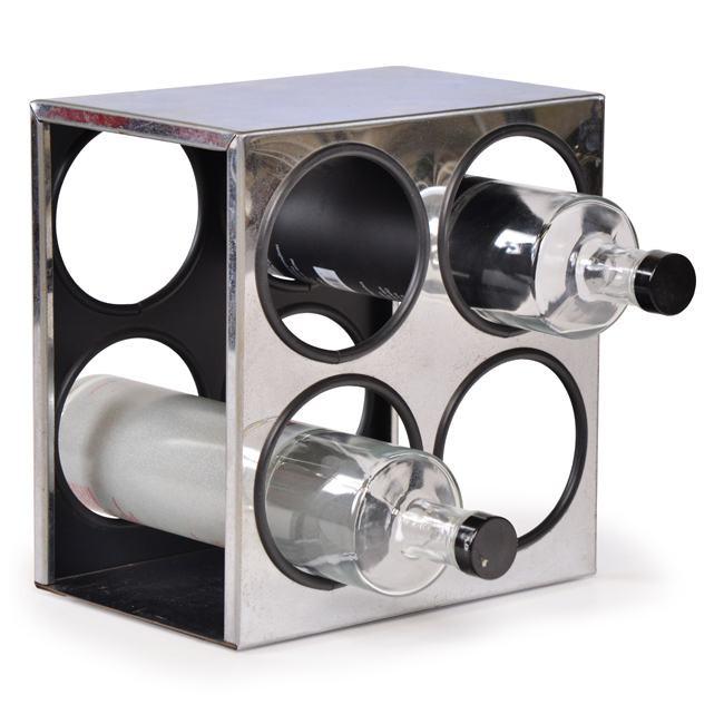 Chrome Bottle Rack