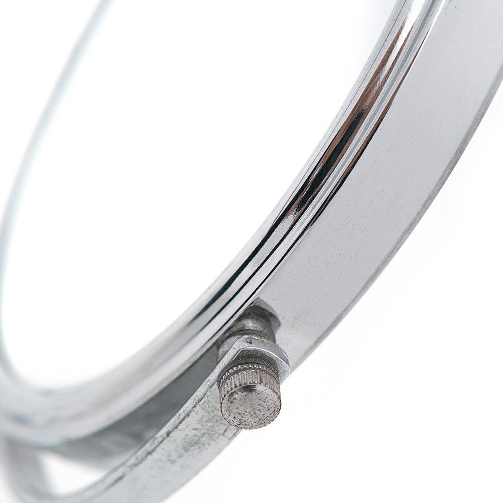 Silver Small Tabletop Makeup Mirror