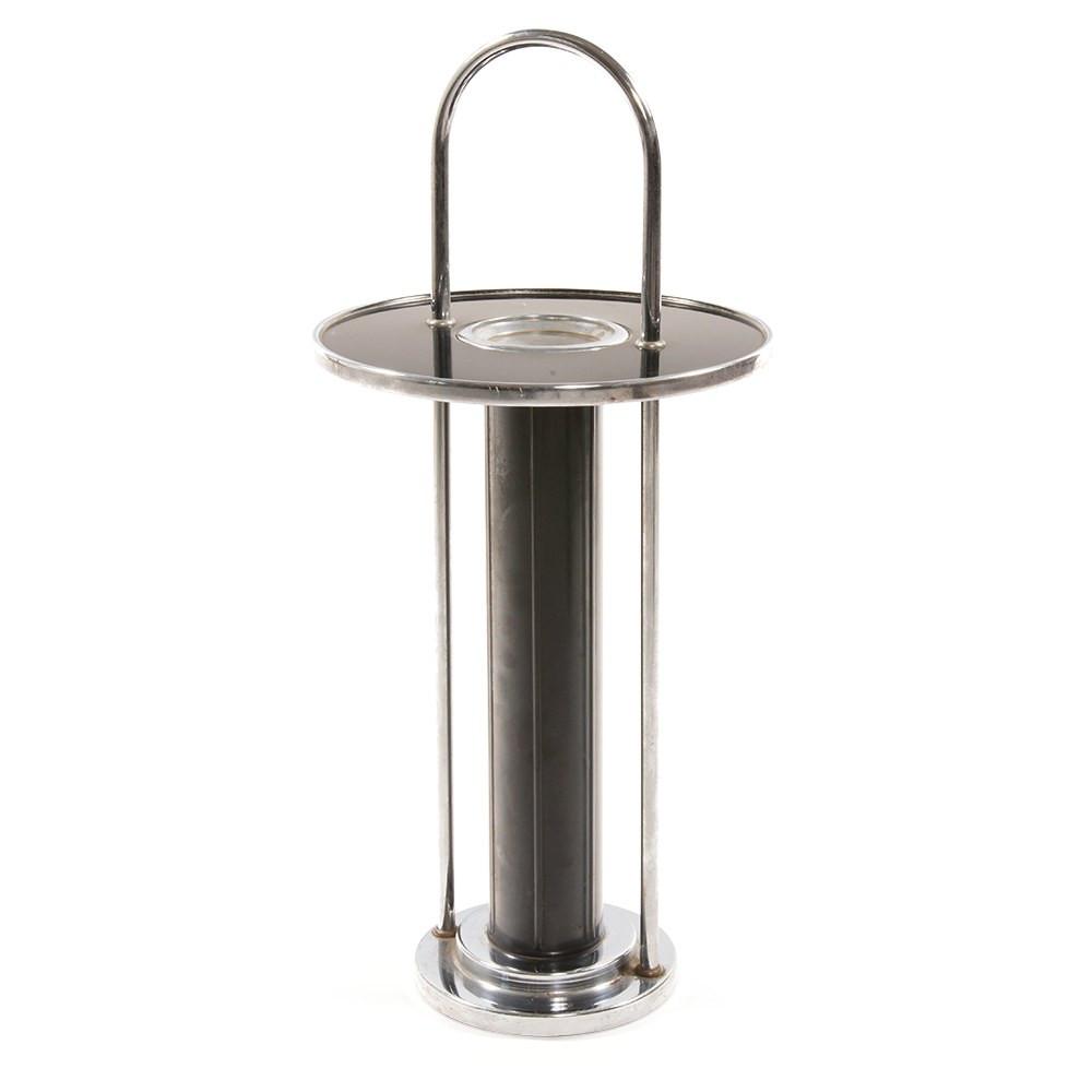 Chrome Handle Standing Ashtray