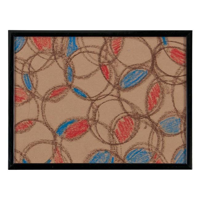 0235 (A+D) Jr Circles Brown (8.5" x 6.5")