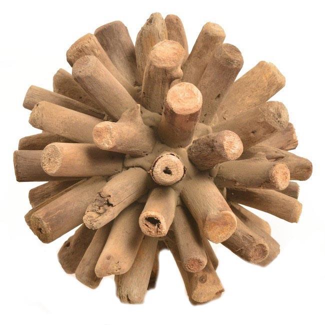 Wood Light Starburst Ball Large (A+D)