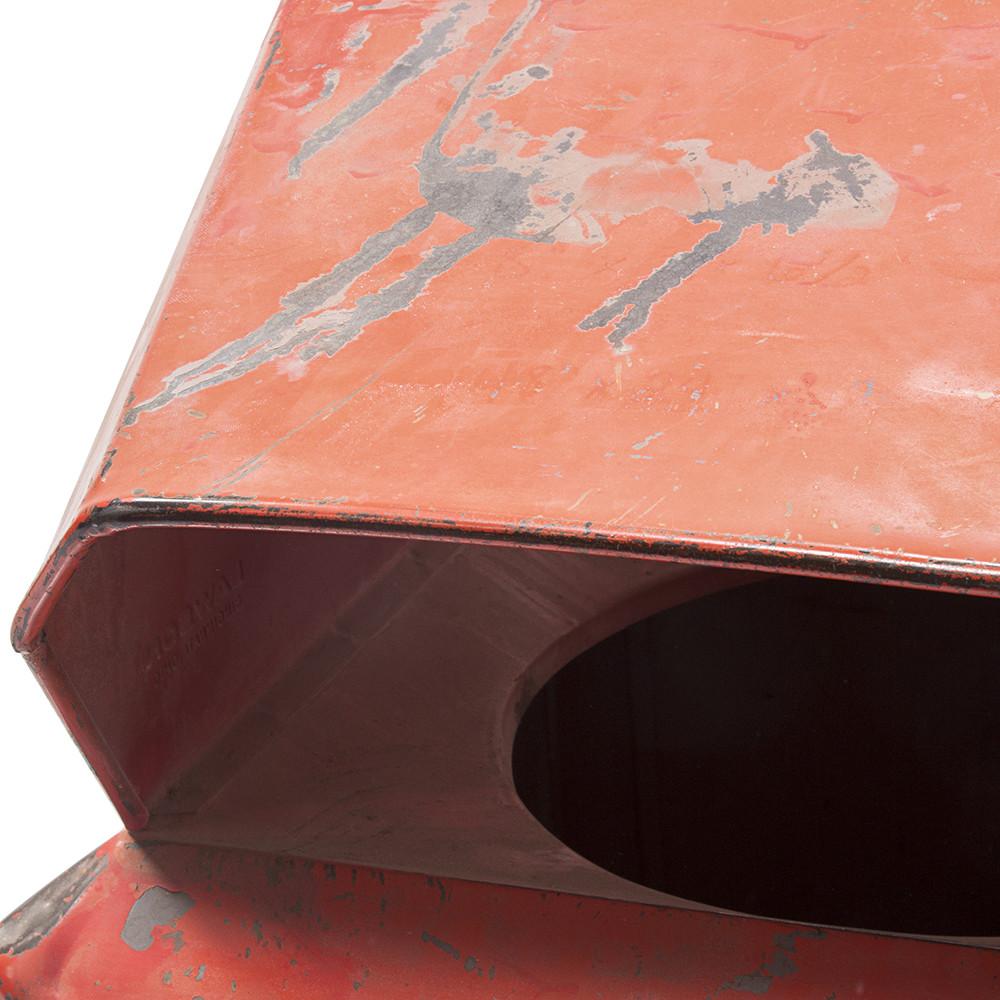 Red Top Gas Station Trashcan