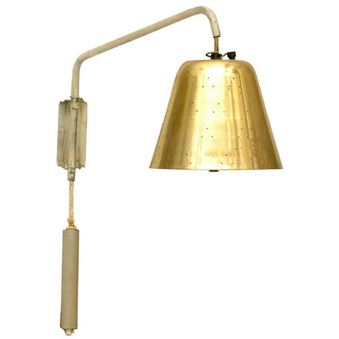 Brass Bell Sconce