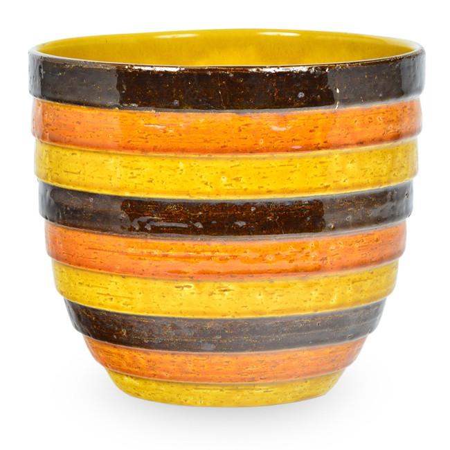Orange - Yellow - Brown Planter Pot Bowl