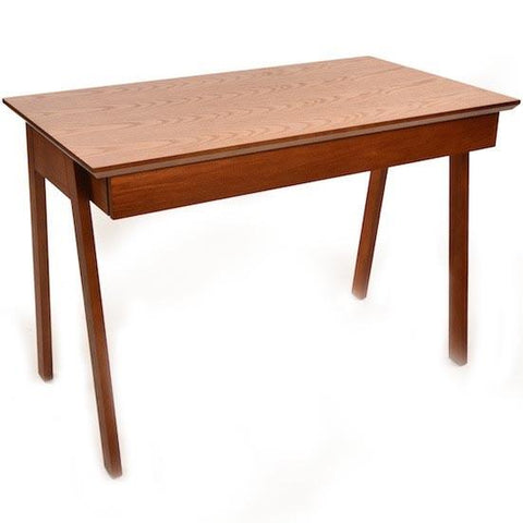 Small Simple Wood Desk with Single Drawer