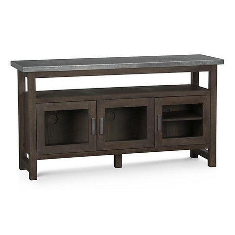 Grey and Dark Wood Contemporary Sideboard
