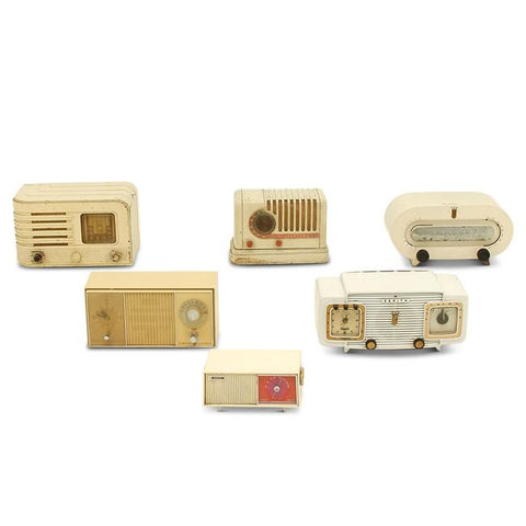 Group of Cream Radios