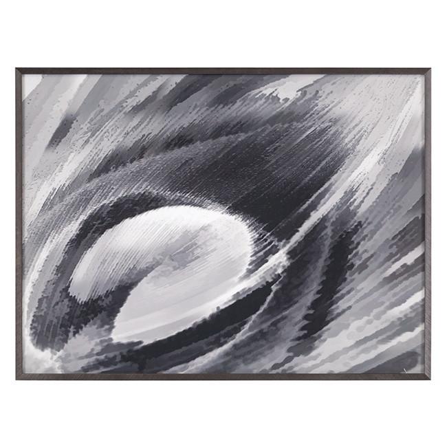 0356 (A+D) Feather Black (24" x 18")