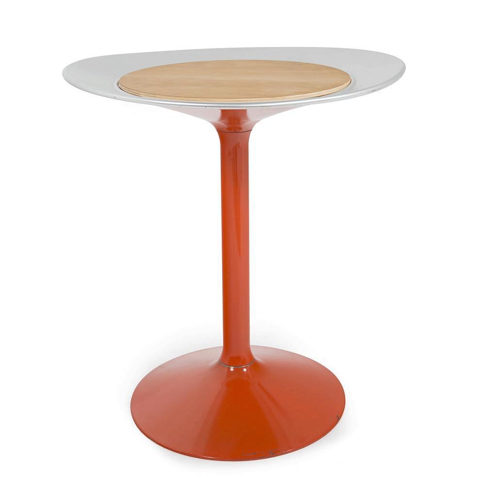 Orange & Lucite Cheese Server Table