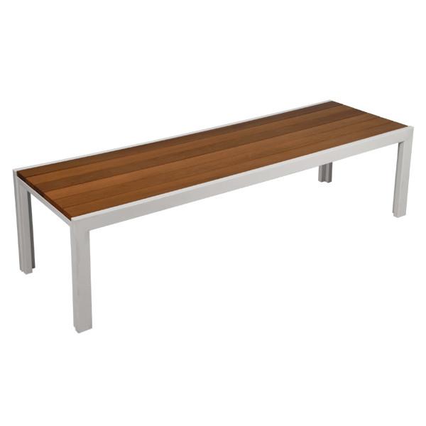 Modernica White Teak Bench