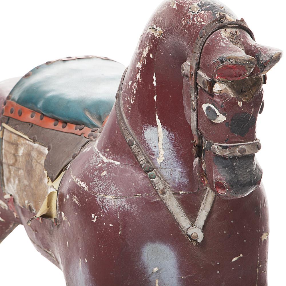 Antique Wooden Toy Horse