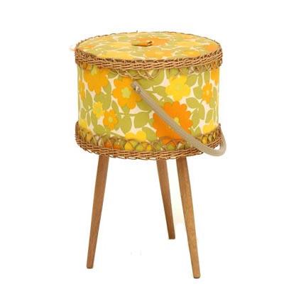Flower Sewing Kit with Wood Legs