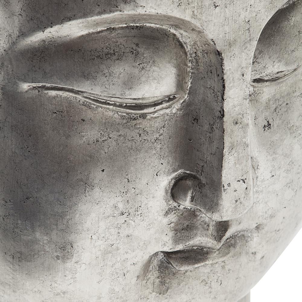 Silver Buddha Head
