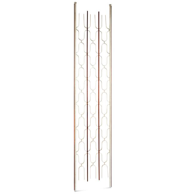 White Metal Single Panel Divider