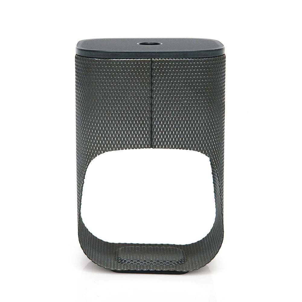Black Perforated Table Lamp