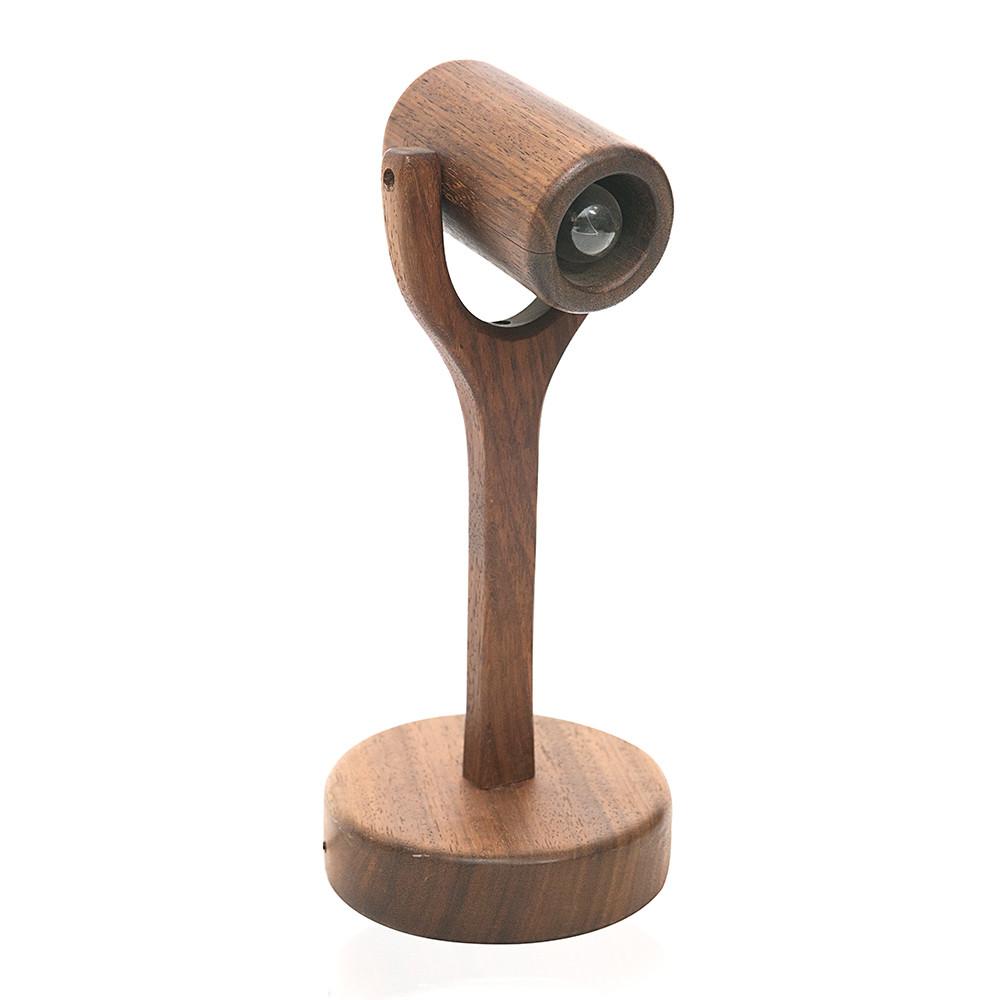 Wood Spotlight Table Lamp