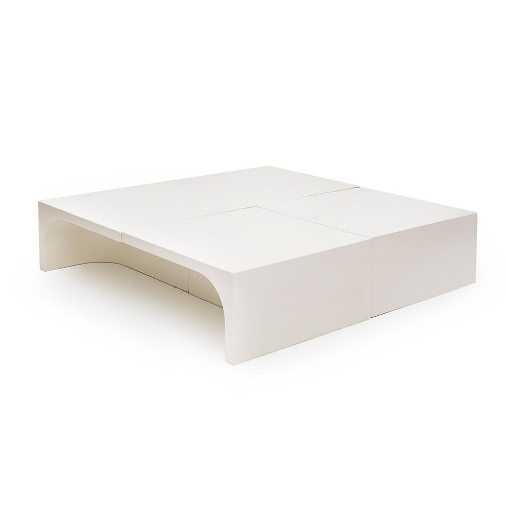 Modular White Coffee / Side Table Pieces