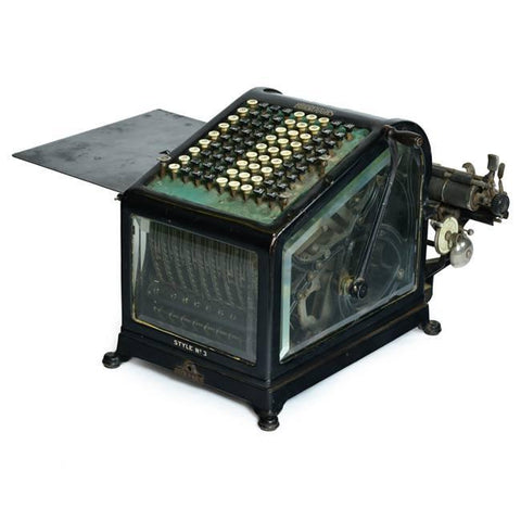 Black Burroughs Vintage Adding Machine